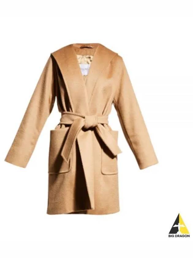 Rialto Collar Robe Single Coat Camel - MAX MARA - BALAAN 2