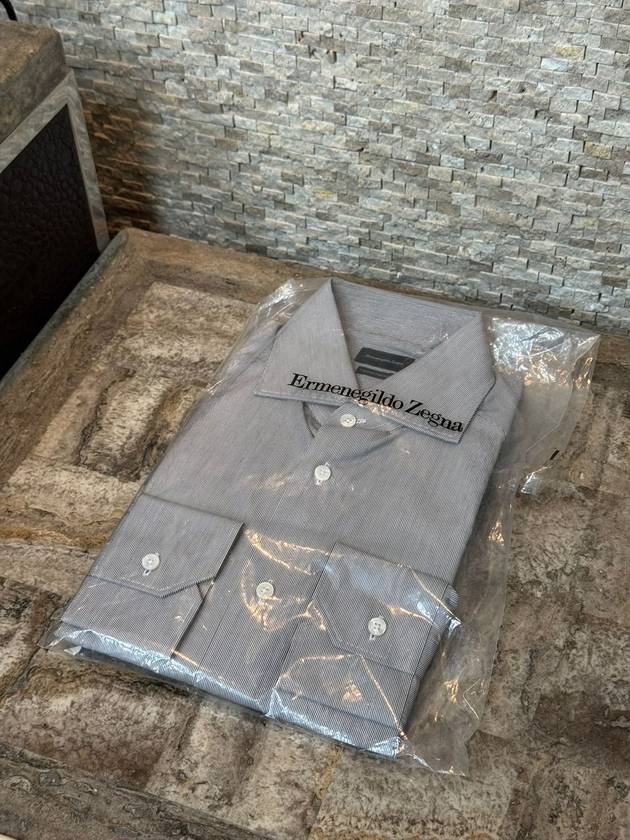 Zegna Milano Fit Striped Shirt 39 - ERMENEGILDO ZEGNA - BALAAN 5