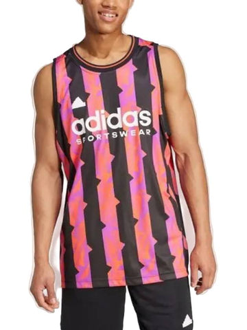 adidas tee tank top black purple IX1341 - ADIDAS - BALAAN 1