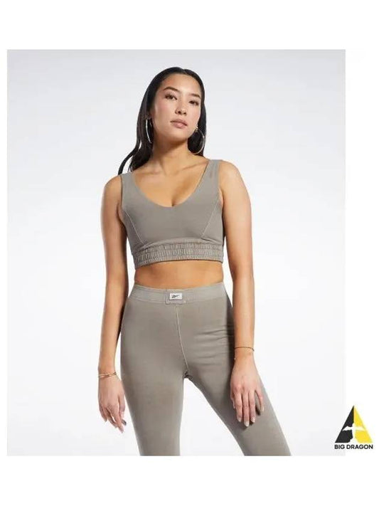 CL RBK ND FITTED BRALETTE Gray HN4394 - REEBOK - BALAAN 1