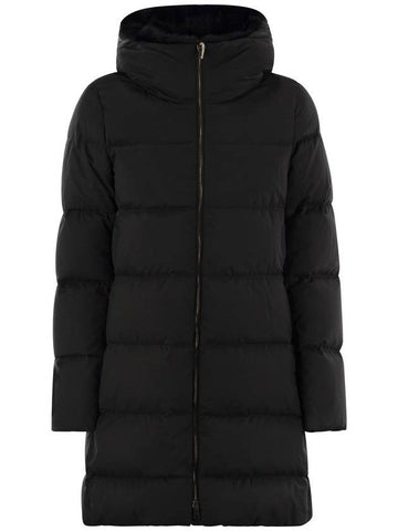 Long down jacket with zip - HERNO - BALAAN 1