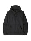 Fitz Roy Icon Uprisal Fleece Hoodie Black - PATAGONIA - BALAAN 2