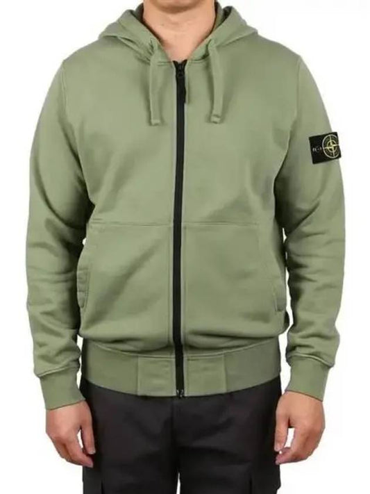 Cotton pleated hood zip up 270147 - STONE ISLAND - BALAAN 1