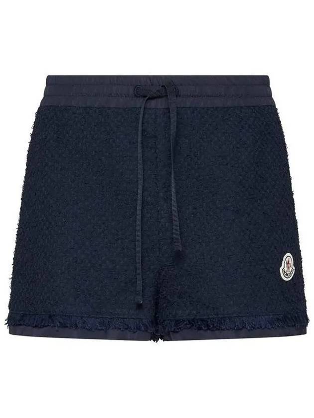 Women s Logo Patch Cotton Shorts 2B00007 597NZ 778 - MONCLER - BALAAN 1