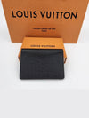 Pocket Organizer Taiga Leather Card Wallet Black - LOUIS VUITTON - BALAAN 5