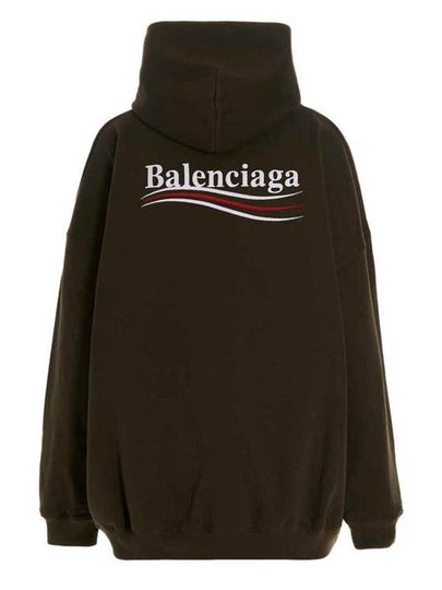 Hooded Sweatshirt 620947TKVI92463 Khaki - BALENCIAGA - BALAAN 2