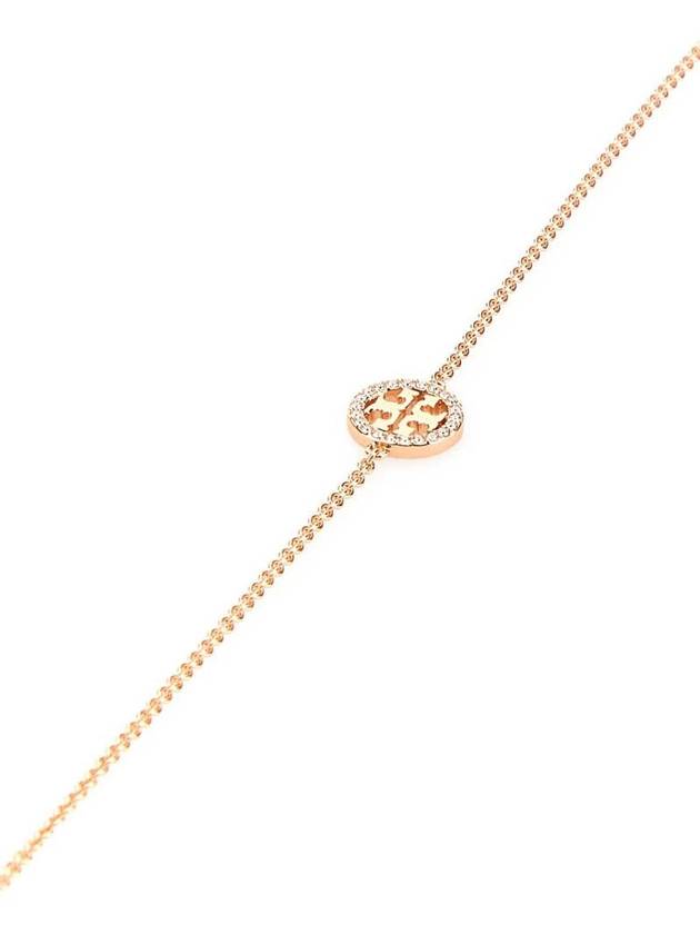 Miller Pave Chain Bracelet Rose - TORY BURCH - BALAAN 3