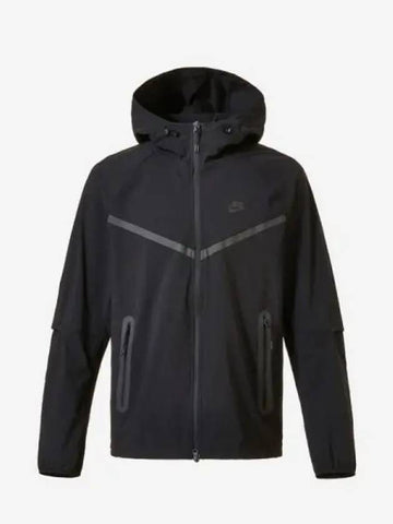 Men Tech Woven Wind Runner Full Zip Jacket 010 - NIKE - BALAAN 1