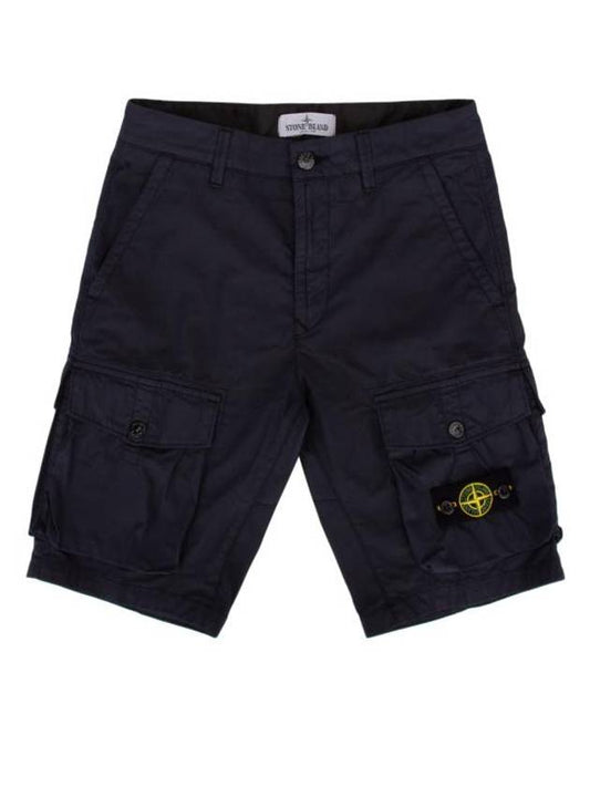 Kids Junior Shorts Bermuda 7816L0301 V1020 NAVYBLUE - STONE ISLAND - BALAAN 1