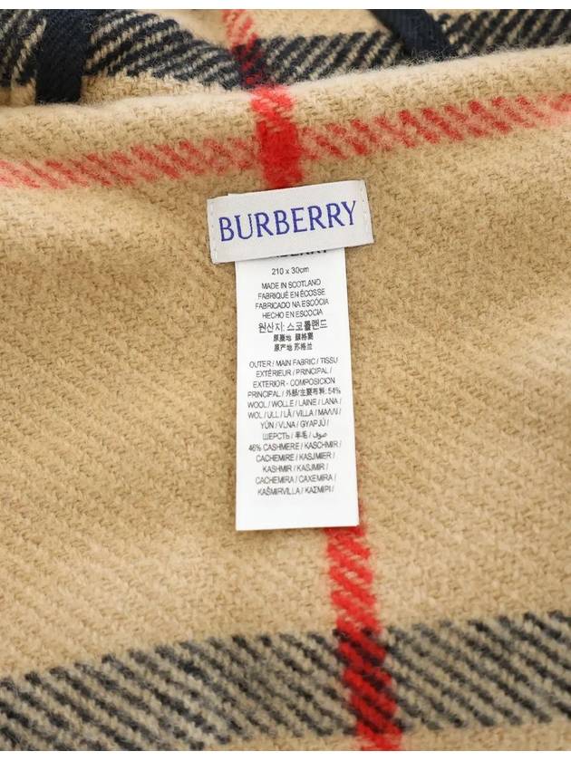 Cashmere Hooded Muffler Scarf - BURBERRY - BALAAN 4