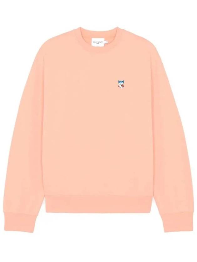 Fox Patch Cotton Sweatshirt Peach - MAISON KITSUNE - BALAAN 2