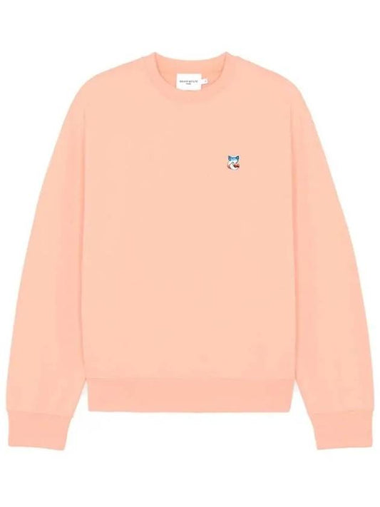 Fox Patch Cotton Sweatshirt Peach - MAISON KITSUNE - BALAAN 2