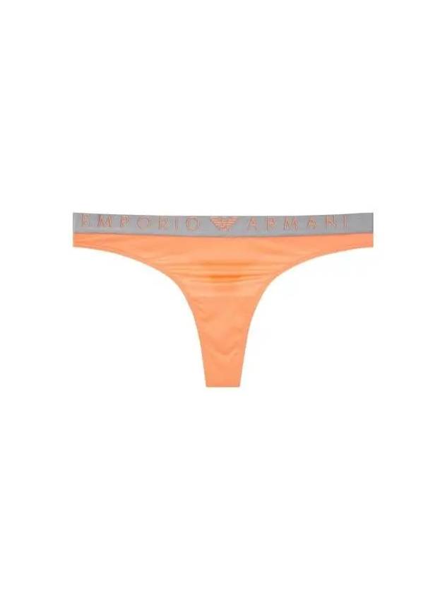 UNDERWEAR Women's Logo Banding Micro Thongs Neon Orange 270383 - EMPORIO ARMANI - BALAAN 1