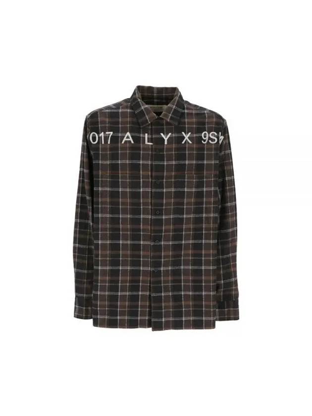 Check Logo Long Sleeve Shirt - 1017 ALYX 9SM - BALAAN 2