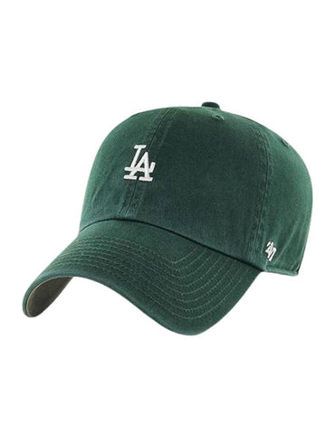 LA Dodgers Small Logo Ball Cap Dark Green - 47BRAND - BALAAN 1