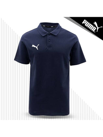 Team goal casual polo short sleeve 65860506 Navy R - PUMA - BALAAN 1