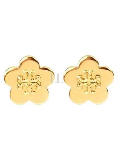 Kira Flower Stud Earring Gold - TORY BURCH - BALAAN 2