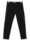 Kids Women s Wappen Pocket Pants Black 751630514 V0029 - STONE ISLAND - BALAAN 1