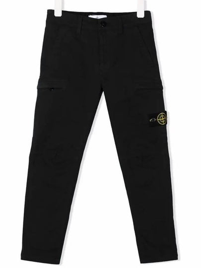 Kids Waffen Pocket Pants Black 751630514 V0029 - STONE ISLAND - BALAAN 2