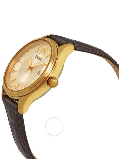 Seiko Sapphire Quartz Champagne Dial Ladies Watch SUR478P1 - SEIKO - BALAAN 2