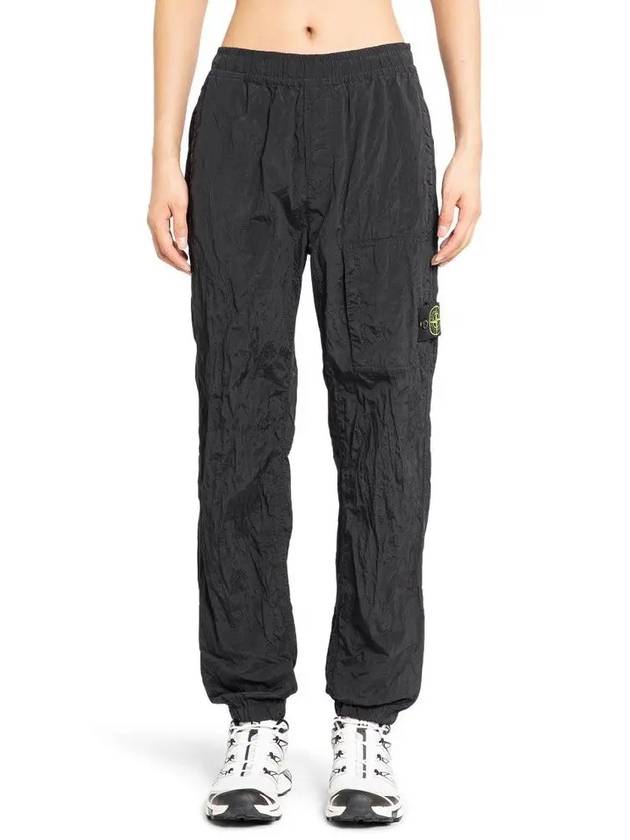 31019 Nylon Metal Econyl Track Pants Black - STONE ISLAND - BALAAN 2