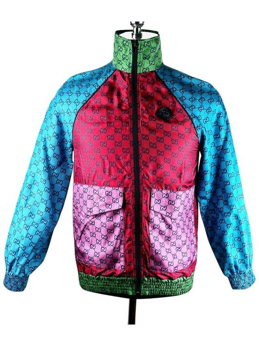 GG multicolor silk twill track jacket 660265 - GUCCI - BALAAN 1