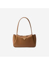 Triangle Logo Medium Shoulder Bag Caramel - PRADA - BALAAN 1