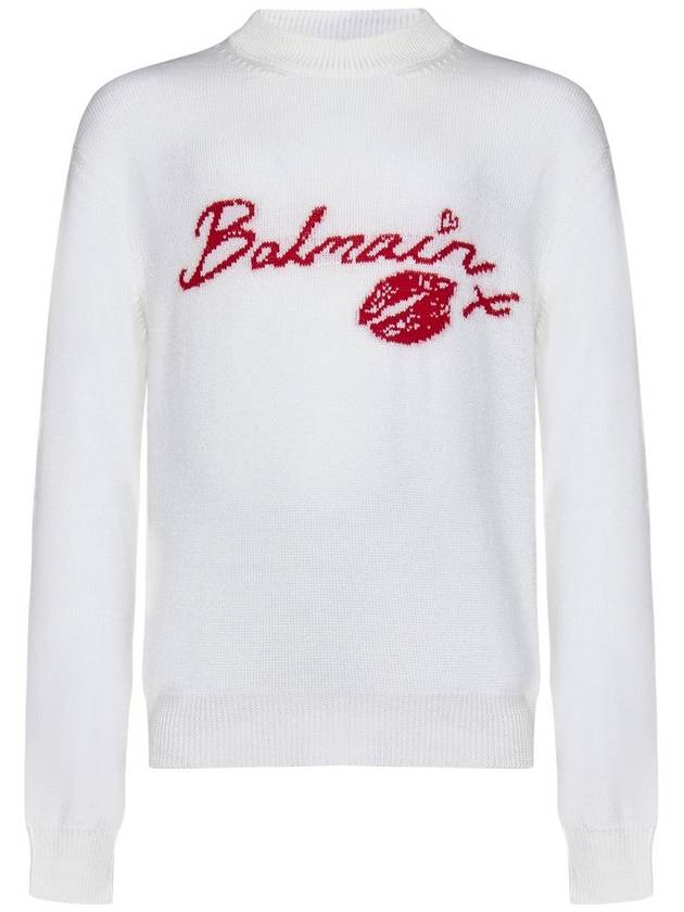 Balmain Sweaters White - BALMAIN - BALAAN 1