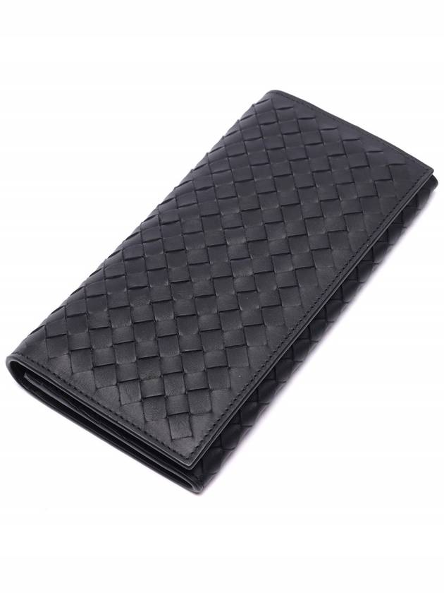 Intrecciato Long Wallet Black - BOTTEGA VENETA - BALAAN 6