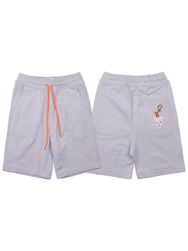 ORB Logo Cotton Shorts Light Purple - VIVIENNE WESTWOOD - BALAAN 10