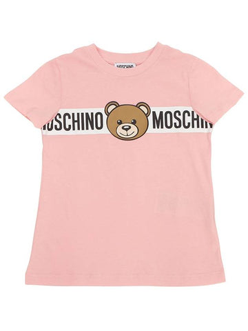 Kids short sleeve t shirt HUM04Q LAA03 50209 Adults can wear - MOSCHINO - BALAAN 1