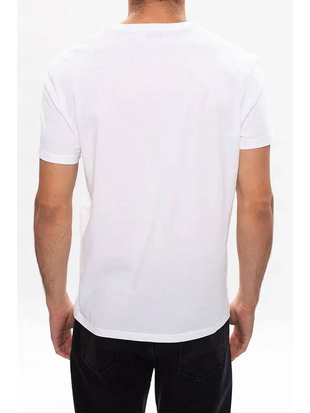 Sketch Skull Print Short Sleeve T-Shirt White - ALEXANDER MCQUEEN - BALAAN 6