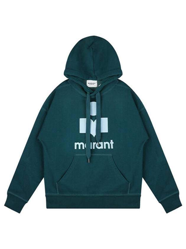 Hooded sweatshirt SW0001FA A1M07E TLIB Free Teal ice blue - ISABEL MARANT - BALAAN 1