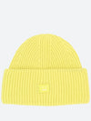 Small Face Logo Beanie Yellow - ACNE STUDIOS - BALAAN 2