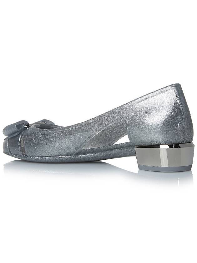 Ferragamo Women s Vara Jelly Pumps 3CM SILVER GLI 0726366 - SALVATORE FERRAGAMO - BALAAN 3