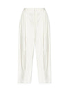 Light Cotton Twill Tapered Straight Pants Frosting - BOTTEGA VENETA - BALAAN 2