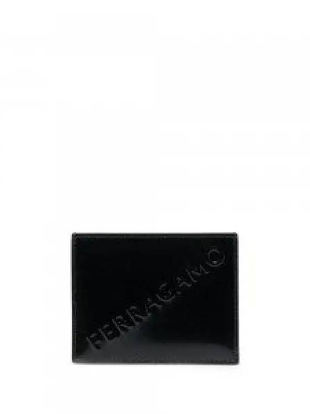 3D Signature Card Wallet Black - SALVATORE FERRAGAMO - BALAAN 2