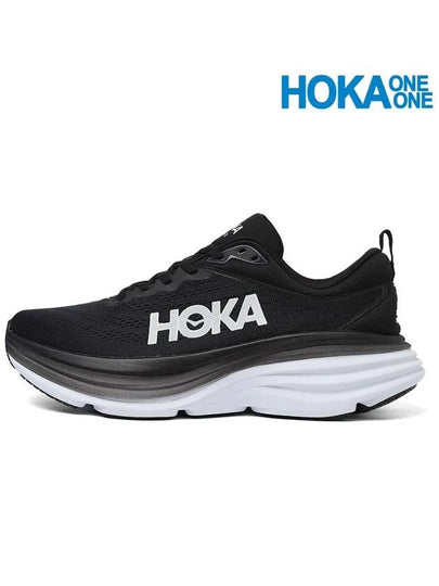 Bondi 8 Low Top Sneakers Black - HOKA ONE ONE - BALAAN 2