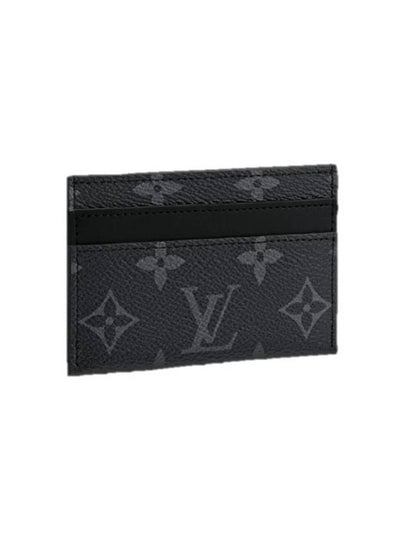 Monogram Eclipse Double Card Wallet Black - LOUIS VUITTON - BALAAN 2