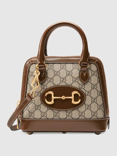 Horsebit 1955 Mini Top Handle Tote Bag Brown - GUCCI - BALAAN 2