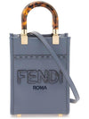 Sunshine Mini Leather Elaf Shopper Bag - FENDI - BALAAN 1