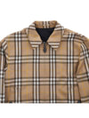 check pattern reversible cotton jacket - BURBERRY - BALAAN 7