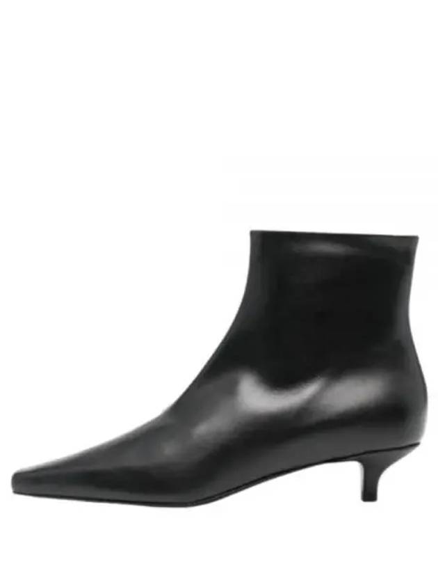 Slim Point Toe Middle Boots Black - TOTEME - BALAAN 2