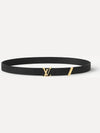 LV Initiales 20MM Leather Belt Black - LOUIS VUITTON - BALAAN 2