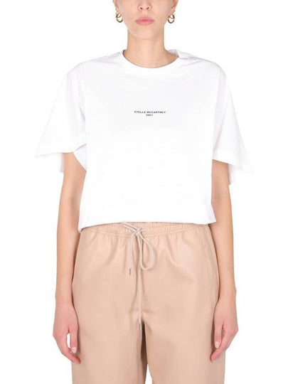 T-shirt With Logo Women's White - STELLA MCCARTNEY - BALAAN 2