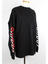 Cotton Mirror Print Long Sleeve T Shirt L - GUCCI - BALAAN 6