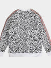 Women's Leopard Sweatshirt White - AOX - BALAAN 9