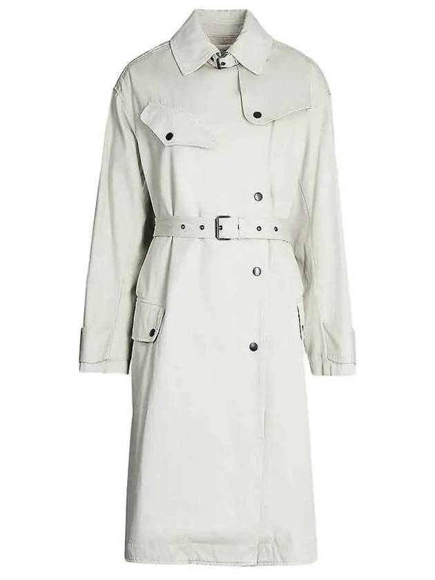 Women's 11th Anniversary Gabao Trench Coat Ivory - ISABEL MARANT - BALAAN 2