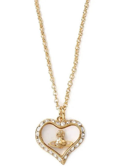 Petra Heart Logo Necklace Gold - VIVIENNE WESTWOOD - BALAAN 2