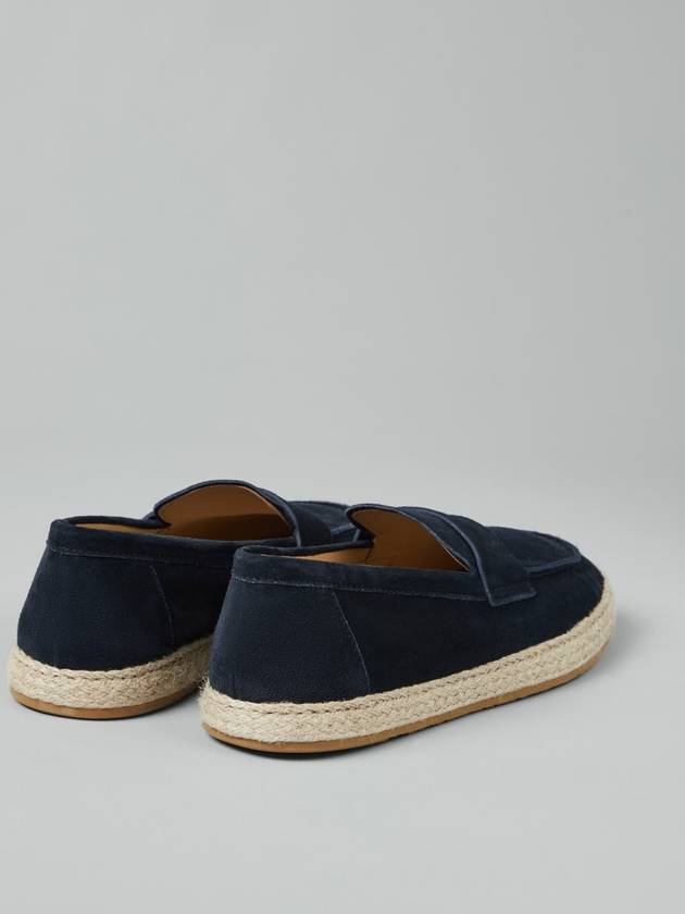 Suede Espadrille Navy - BRUNELLO CUCINELLI - BALAAN 3